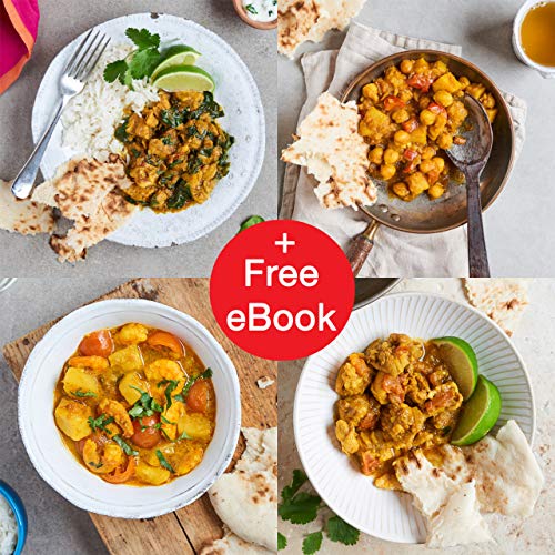 Kits Bang Curry | Crea un Auténtico Plato de Curry | Selección de Curry | Especias De Curry | Apto para Dieta Vegana y Cetogénica | + Ebook Gratuito con Nuestras Mejores Recetas