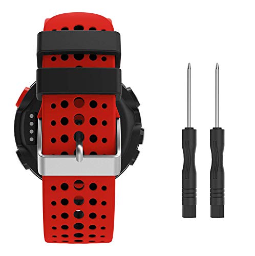 kitway Compatible con Forerunner 235 Correa de Reloj, Banda de Reemplazo Silicona Suave Sports Pulsera para Forerunner 235/220/230/620/630/735XT Smart Watch