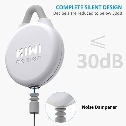 KIWI design Gestión de Cable VR, 6 Packs Sistema de Suspensión VR para HTC Vive/Pro/Oculus Rift/Oculus Rift S/Sony Playstation VR/Microsoft MR/Samsung Odyssey Accessori VR(Blanca)