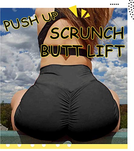 KIWI RATA Mallas Push Up Cortas Fitness Pantalones Cortos Mujer Deportivos Cintura Alta Yoga Leggings Pantalón de Verano Leggins Shorts Casuales Elásticos Cómodo y Transpirable