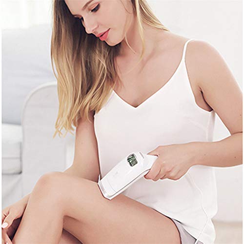 KJX Dispositivo de depilación para Hombres y Mujeres, lámpara Multifuncional, 5 Niveles de Ajuste de luz, Seguro, Suave y Efectivo, sin Efectos Secundarios, Larga Vida útil