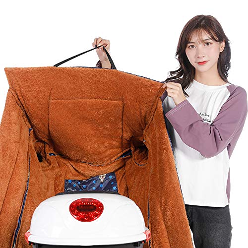 KKmoon Cubrepiernas Moto Mantas Térmicas, Cubre Piernas para Motos, Manta Impermeable Terciopelo para Scooter-multicolor