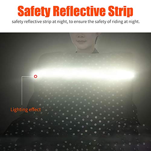 KKmoon Cubrepiernas Moto Mantas Térmicas, Cubre Piernas para Motos, Manta Impermeable Terciopelo para Scooter-multicolor