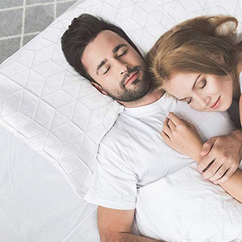 KLAS REMO Almohada Cervical para Dormir Almohada Espuma Memoria Triturada con Funda Cremallera, Firmeza Media, 50 x 90 cm - Extragrande (King)