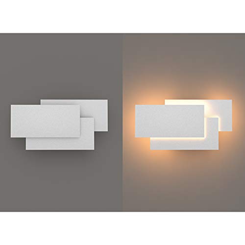 Klighten Aplique de pared Lámpara Moderno LED 24W Lámpara para Decoración del Hogar Pared Dormitorio Pasillo Entrada Blanco cálido 2700~3200K