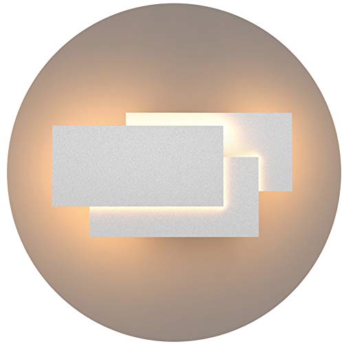 Klighten Aplique de pared Lámpara Moderno LED 24W Lámpara para Decoración del Hogar Pared Dormitorio Pasillo Entrada Blanco cálido 2700~3200K
