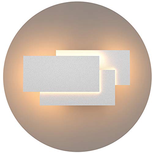 Klighten Aplique de pared Lámpara Moderno LED 24W Lámpara para Decoración del Hogar Pared Dormitorio Pasillo Entrada Blanco cálido 2700~3200K
