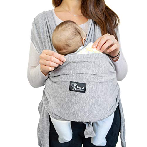 Koala Babycare® - Fular Portabebés fácil de usar (fácil de colocar), unisex ajustable, la mochila portabebes multiusos apropiada hasta 10 kg. Fular portabebés elastico - Diseño Registrado KBC®