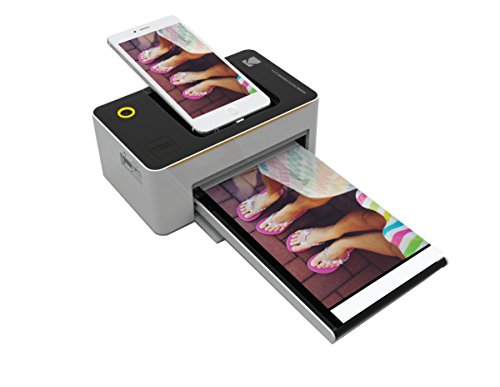 Kodak Photo Printer Dock con Wi-Fi PD-450 Tecnología avanzada de impresión de sublimación de tinta patentada. Compatible con Android - Incluye adaptador iOS.