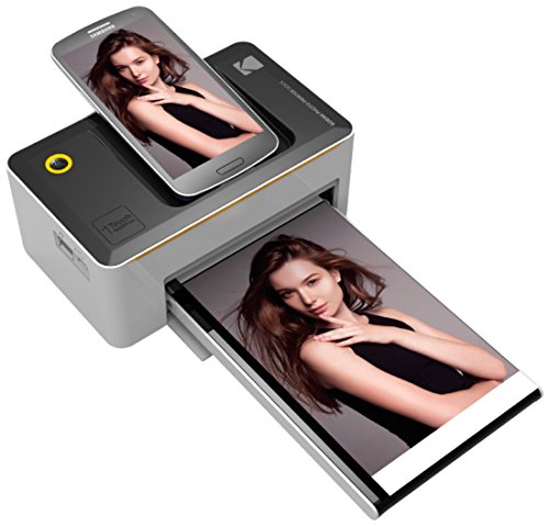 Kodak Photo Printer Dock con Wi-Fi PD-450 Tecnología avanzada de impresión de sublimación de tinta patentada. Compatible con Android - Incluye adaptador iOS.