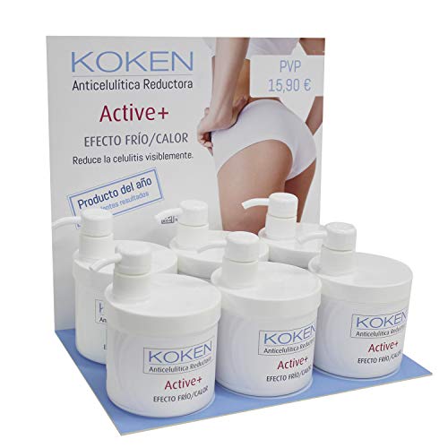 KOKEN COSMETICS Active+ Crema Anticelulítica Reductora Efecto Frío/Calor - 500ml