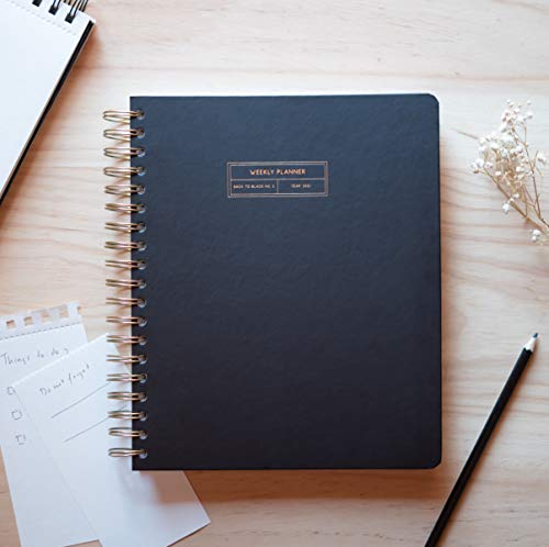 Kokonote by Erik ASVWINGB2006 - Agenda 2020/2021 Big Size Black to Black, 17 meses (20,8x25,2 cm)