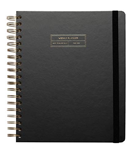 Kokonote by Erik ASVWINGB2006 - Agenda 2020/2021 Big Size Black to Black, 17 meses (20,8x25,2 cm)