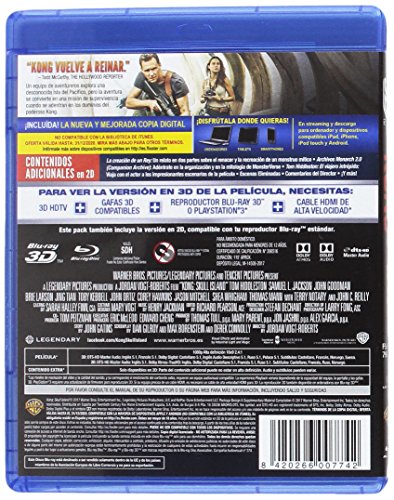 Kong: La Isla Calavera Blu-Ray 3d [Blu-ray]