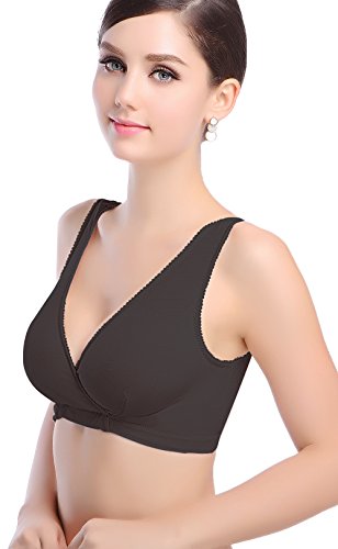 KOOYOL Mujeres Enfermería Sueño Sujetador del Tanque del Sueño Sujetador para Lactancia y Embarazo Sujetador Premamá de Lactancia (M/L, Black)