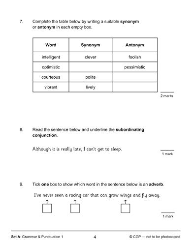 KS2 English SAT Buster 10-Minute Tests: Grammar, Punctuation & Spelling Book 1 (for the 2018 tests)