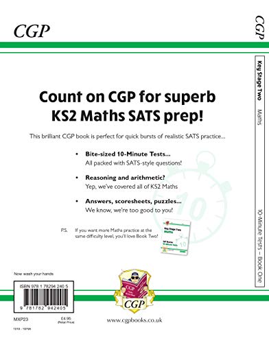 KS2 Maths SAT Buster: 10-Minute Tests Maths - Book 1 (for tests in 2018 and beyond)