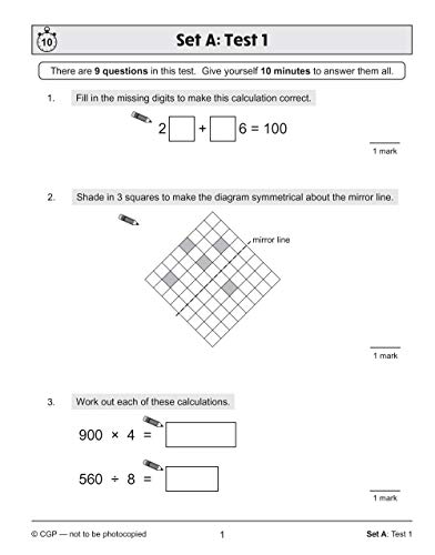 KS2 Maths SAT Buster: 10-Minute Tests Maths - Book 1 (for tests in 2018 and beyond)