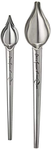 Küchenprofi Lagostina 0805012802 - Cucharas para Decorar (2 Unidades, Acero Inoxidable)