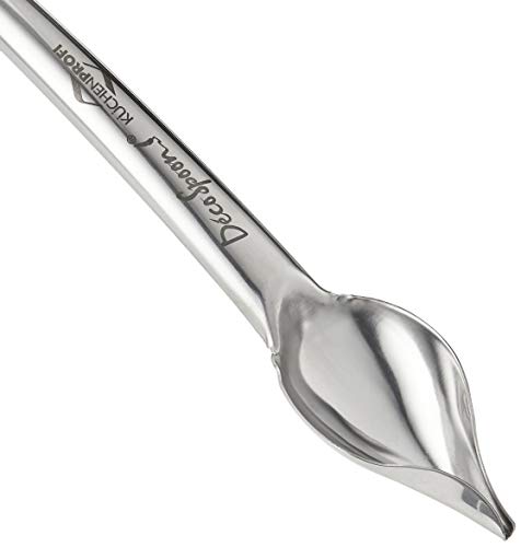 Küchenprofi Lagostina 0805012802 - Cucharas para Decorar (2 Unidades, Acero Inoxidable)