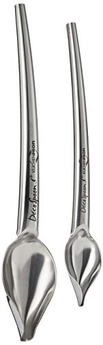Küchenprofi Lagostina 0805012802 - Cucharas para Decorar (2 Unidades, Acero Inoxidable)