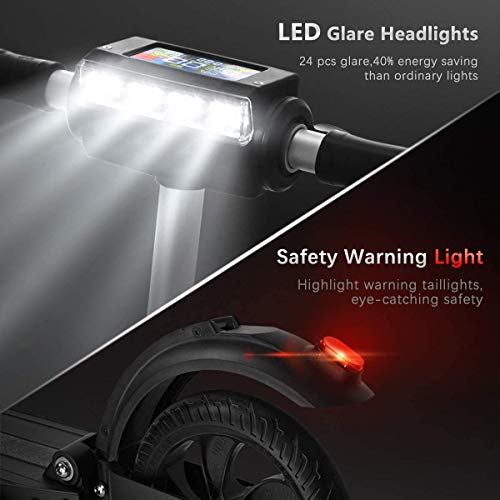 Kugoo Patinetes eléctricos Adulto, Potente Motor de 350 W, Pantalla LCD, neumáticos sólidos de 8.5", hasta 25 km/h, Scooter eléctrico Ultraligero Plegable para Adultos y Adolescentes (ES Garantía)