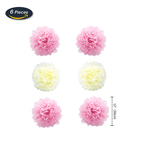 KUNGYO Decoraciones de Feliz Cumpleaños 20 Oro Rosa Happy Birthday Bandera Gigante Número 20 y Estrella de Helio Globos Cintas Flores de Papel Pom Globos de látex