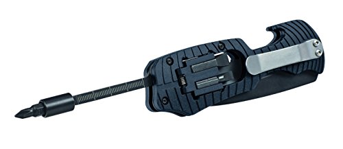 kwb 16620 016620-Navaja con Soporte (Hoja de 80 mm, Perfil de Sierra, 4 Puntas, Clip para cinturón)