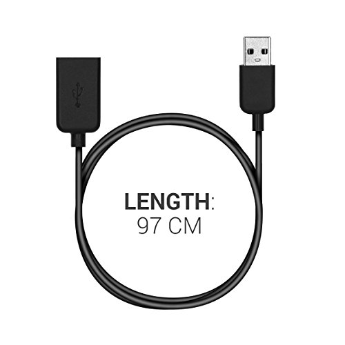 kwmobile Cable de Carga Compatible con Polar M200 - Conector USB con Base de conexión para Fitness Tracker y smartwatch