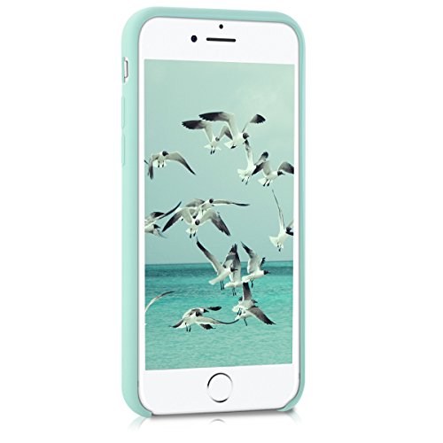 kwmobile Funda Compatible con Apple iPhone 7/8 / SE (2020) - Carcasa de TPU para móvil - Cover Trasero en Menta