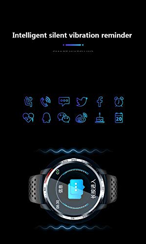 KWY Smart-Reloj de 1,3 Pulgadas Ultra-Color de la Pantalla rastreador de Ejercicios, Ritmo cardíaco, la presión Arterial, electrocardiograma