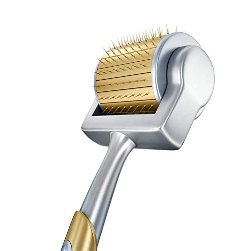 KYTRIBE Dermaroller ZGTS 192 Derma Roller 1.5mm, Tratar cara, cuerpo, flacidez, celulitis, estrías blancas, manchas, alopecia, calvicie, pelo, cicatrices, marcas, poros dilatados (ZGTS-192, 1.5mm)