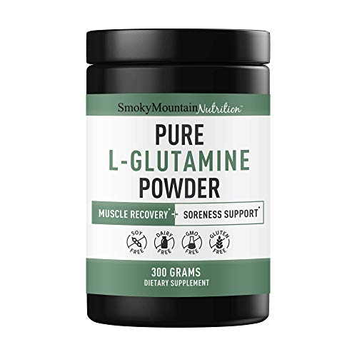 L Glutamine Powder 5000 mg, 5g Pure L-Glutamine Per Serving - Post Workout Recovery Drink for Muscle Recovery & Growth - Non-GMO, Gluten-Free, Unflavored (60 Servings) No Fillers, Binders or Sugar