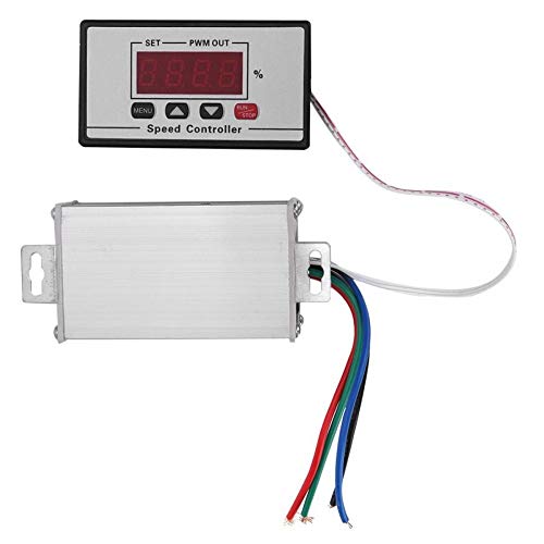 L-Yune,bolt 1pc DC 9-60V Pantalla Digital PWM Motor Regulador DC Cepillo Controlador 10A Motor