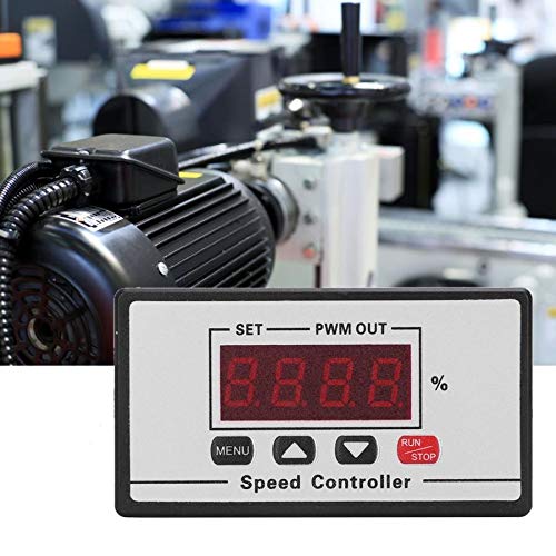 L-Yune,bolt 1pc DC 9-60V Pantalla Digital PWM Motor Regulador DC Cepillo Controlador 10A Motor