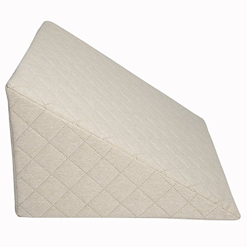 La Almohada Tipo Cuña increíble - para Su Sala De Estar o Su Recamara, Almohada para Leer con Un Sentado Relajado Diseño De Moda (Beige)