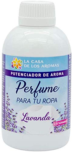 La Casa de los Aromas, Perfume para tu Ropa Aroma Lavanda, Potenciador de Aroma para tu Ropa, en Lavadora o a Mano, 250ml