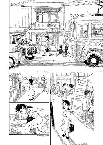 La ciudad al atardecer. El país de los cerezos.