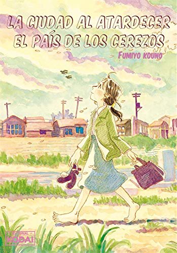 La ciudad al atardecer. El país de los cerezos.