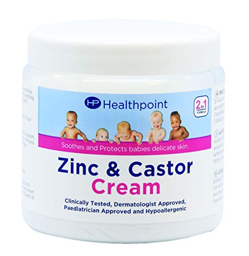 La crema de aceite de ricino y ricino Healthpoint calma y protege a los bebés Delicare Skin 225g