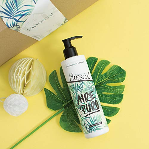 LA FRESCA! Aire Puro Champu sin Sulfatos ni Parabenos Ecológico para cabello Graso, Productos para el Cuidado del Cabello - Purificador, Saneador e Hidratante para uso diario - 250ml