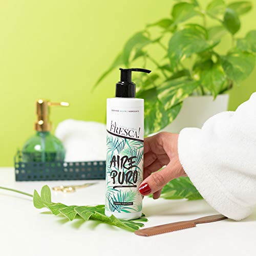 LA FRESCA! Aire Puro Champu sin Sulfatos ni Parabenos Ecológico para cabello Graso, Productos para el Cuidado del Cabello - Purificador, Saneador e Hidratante para uso diario - 250ml