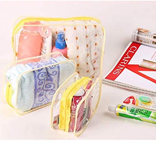 La gestión de la Bolsa cosmética cosmético del Recorrido Bolsa Transparente con Cremallera Bolsa de cosméticos Cremallera Belleza Femenina Almacenamiento Truco higiénico baño de Lavado,Am.