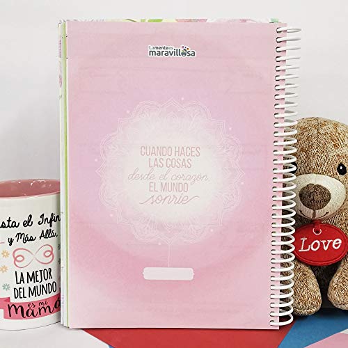 La Mente es Maravillosa - Agenda ETERNA Atemporal (Tamaño A5, Semana Vista) (Agenda 2020) - Diseño Flores