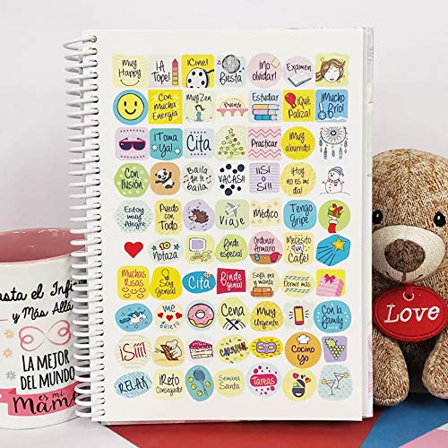 La Mente es Maravillosa - Agenda ETERNA Atemporal (Tamaño A5, Semana Vista) (Agenda 2020) - Diseño Flores