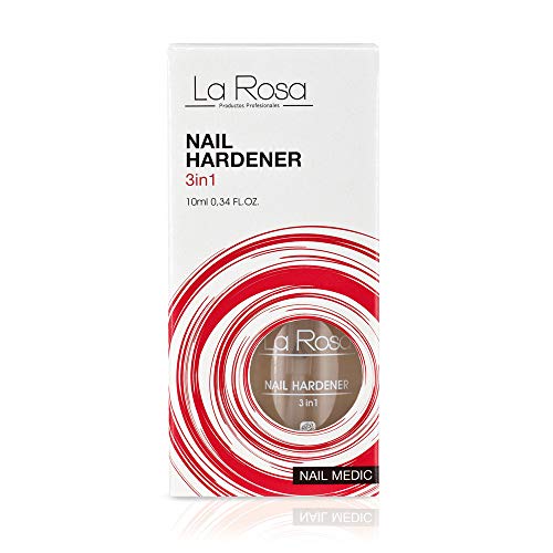 La Rosa nail medic hardener 3in1 endurecedor de uñas 3en1-10 ml