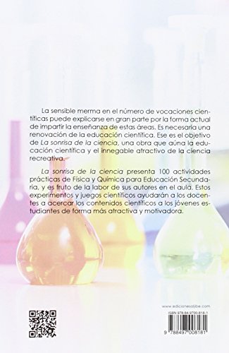 La sonrisa de la ciencia. 100 experimentos y juegos científicos para educación secundaria - 9788497008181 (EDUCACION Y DOCENCIA)