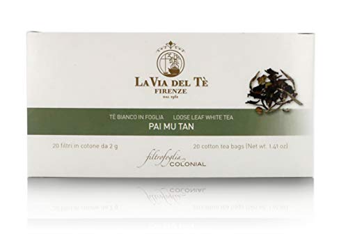 La Via del Te Té Blanco Chino PAI Mu Tan - 20 bolsitas biodegradables - Peso Neto 40gr