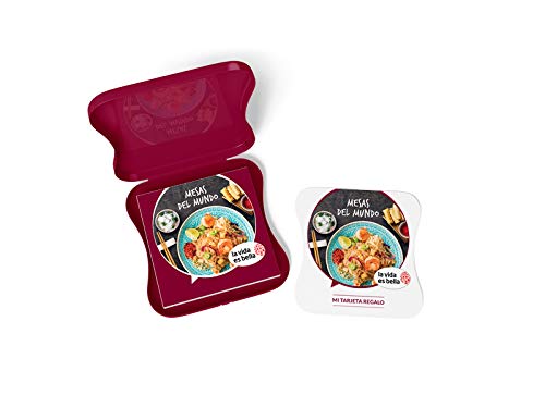 LA VIDA ES BELLA - Caja Regalo hombre mujer pareja idea de regalo - Mesas del mundo - 610 restaurantes de cocina internacional: japonesa, italiana, hindú, mexicana y mucho más