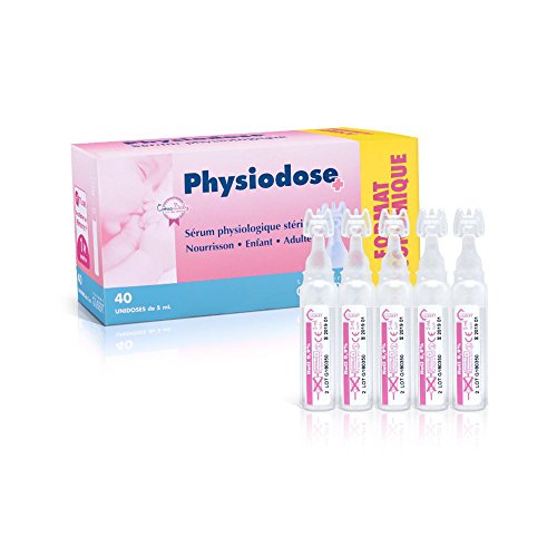 Laboratorio Gilbert - Sérum fisiológico Physiodosis - Caja de 40 unidosis de 5 ml